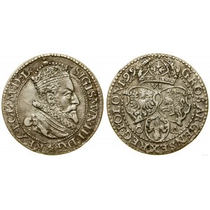Poľsko, šesťpence, 1599, Malbork