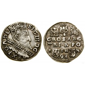 Polsko, trojak, 1598, Poznań