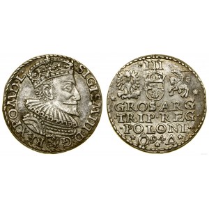Poland, trojak, 1594, Malbork