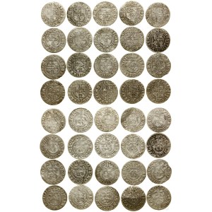 Polska, lot 20 x półtorak, 1620, 3 x 1621, 6 x 1622, 3 x 1623, 6 x , Bydgoszcz