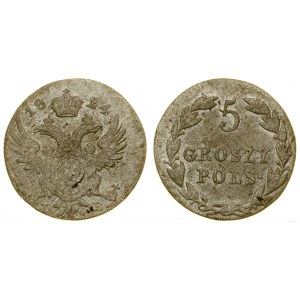 Polonia, 5 groszy, 1824 IB, Varsavia