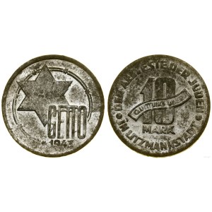 Ghetto Lodž (1941-1943), 10 značek, 1943, Lodž