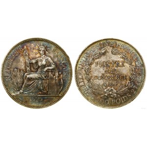 French Indochina, 1 piastre, 1926 A, Paris
