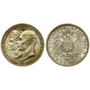 Niemcy, 2 marki, 1904 A, Berlin