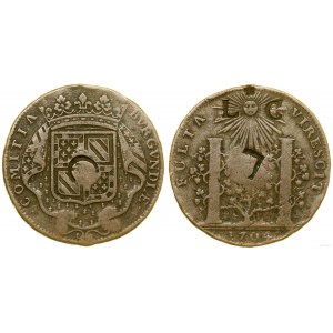 France, token, 1704