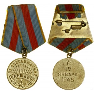 Rosja, medal Za Wyzwolenie Warszawy (Медаль «За освобождение Варшавы»), od 1945