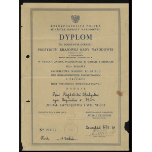 Polska, zestaw pamiątek po Władysławie Migdalskim