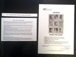 Pablo Picasso(1881-1974),Na arenie:Młody człowiek zabijający Minotaura