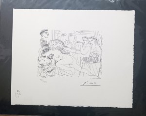 Pablo Picasso(1881-1974),Autoportret w trzech postaciach:Malarz,Rzeźbiarz i Miłosny Minotaur