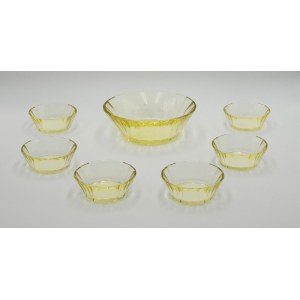 MOSER COMPANY (founded 1857), Set of dessert bowls for 6 persons
