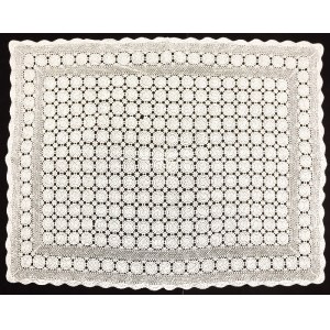 Crocheted tablecloth