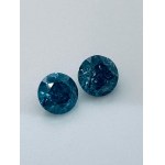 2 EXALT COLOR DIAMONDS 1.05 CT FANCY INTENSE BLUE COLOR* - I2-3 - C31222-54-6