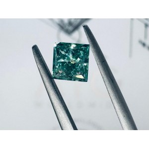 DIAMOND 0.8 CT VIVID GREEN* - SI1 - LASER ENGRAVED - C30610-2