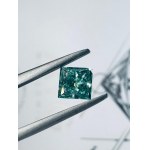 DIAMOND 0.8 CT VIVID GREEN* - SI1 - LASER ENGRAVED - C30610-2