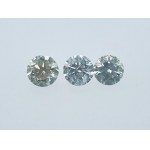 3 DIAMONDS 1.03 CT G-K-SI2-I1-C21225-7