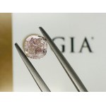 DIAMOND 0.89 CT NATURAL FANCY LIGHT ORANGY PINK - GIA - F30202