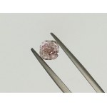DIAMOND 0.89 CT NATURAL FANCY LIGHT ORANGY PINK - GIA - F30202