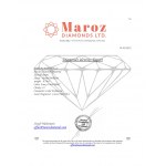DIAMOND 0.7 CARAT FANCY VIVID BLUE* - I2 - LASER ENGRAVED - C30411B-3-LC CERTIFICATE MAROZ DIAMONDS LTD MEMBER ISRAEL DIAMOND EXCHANGE - C30411B-3-LC