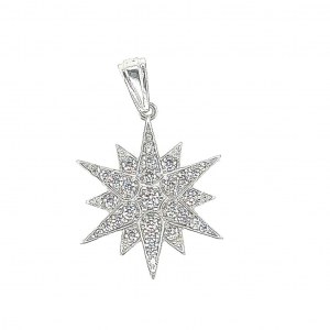 2.88 GR GOLD PENDANT WITH ZIRCONI - Z30505