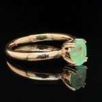 ROSE GR 2.47 GR RING NATURAL COLOMBIAN EMERALD RNG40107