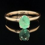 ROSE GR 2.47 GR RING NATURAL COLOMBIAN EMERALD RNG40107