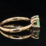 ROSE GR 2.47 GR RING NATURAL COLOMBIAN EMERALD RNG40107
