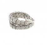 TENNIS TYPE WHITE GOLD BRACELET 11.40 GR WITH DIAMONDS - DH30506