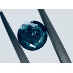 DIAMOND 1.01 CT FANCY INTENSE BLUE* - I2 - ENGRAVED WITH LASER - C30408B -1