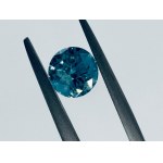 DIAMOND COLOR AND PURITY ENHANCED 0.77 CT FANCY INTENSE BLUE - I2 - LASER ENGRAVED - C30610-11