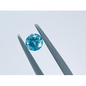 DIAMOND 0.35 CT FANCY INTENSE BLUE - I1 - C20403-1