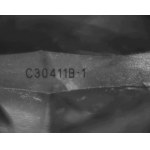 NATURAL POLISH DIAMOND 0.88 CT FANCY INTENSE BLUE* - I3 - ENGRAVED WITH LASER - C30411B -1
