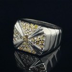 FANCY YELLOW YELLOW DIAMOND RING 1.02 CT - RNG30102