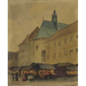 Marcin SAMLICKI, Kleiner Marktplatz in Krakau