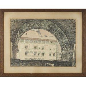Leon WYCZÓŁKOWSKI, Cortile delle arcate del Wawel