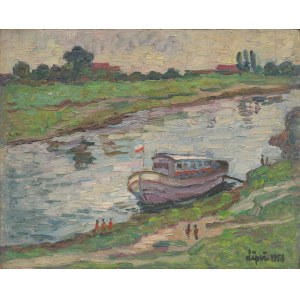 Roman LIPEZ, Barge on the Vistula River