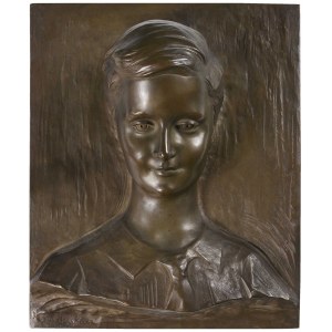 Karol HUKAN, Bildhauerisches Porträt eines Jungen