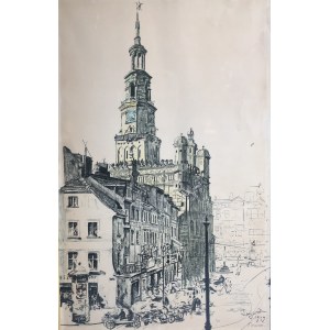 Leon Wyczółkowski, Radnica a domy staviteľov v Poznani