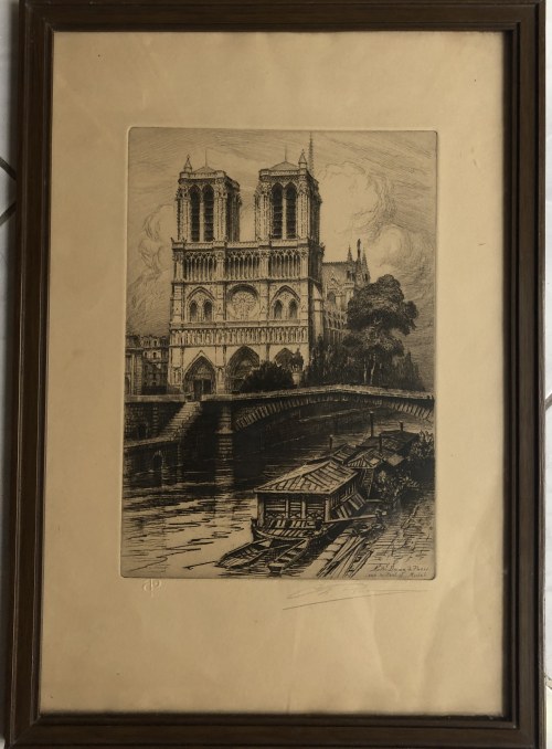 Charles Pinet, Katedra Notre Dame w Paryżu