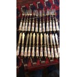 nn, Fish cutlery for 16 people