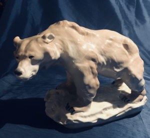 Otto Jarl, Niedźwiedź polarny - pełnoplastyczna figura porcelanowa