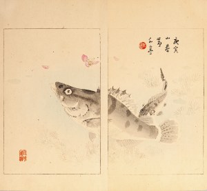 Watanabe Seitei (1851-1918), Perch, Tokyo, 1890