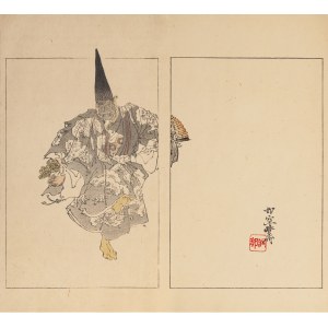 Watanabe Seitei (1851-1918), Schauspieler, Tokio, 1890