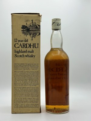 Cardhu Highland malt Scotch Whiskey 12 Year Old