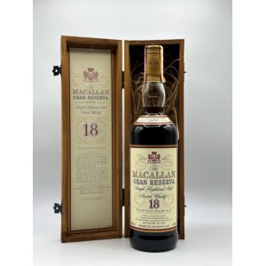 The Macallan Gran Reserva 18-ročná jednosladová škótska whiskey 1979