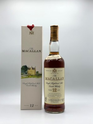 The Macallan Highland Single Malt Scotch Whiskey 12 Years Old