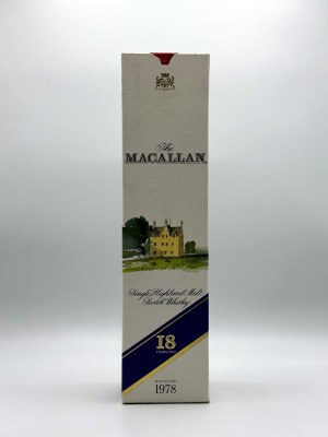 The Macallan Highland Single Malt Scotch Whiskey 18 Years Old 1978