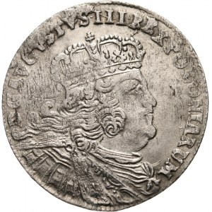 August III 1733-1763 dwuzłotówka 1753 E-C, Lipsk, Efraimek