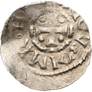 Niemcy, Kolonia, arcybiskupstwo, cesarz Henryk II 1002-1024, denar 1002-1024