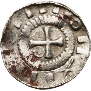 Niemcy, Saksonia denar krzyżowy XI w.