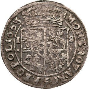 Jan II Kazimierz Waza 1649-1668 ort 1663 AT, Kraków